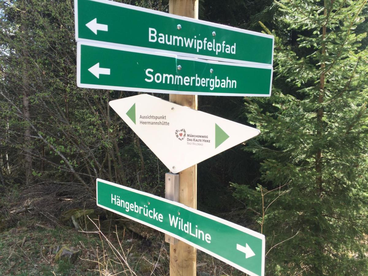 Ferienwohnung Kuckuck Auf Dem Sommerberg Incl Schwarzwaldcard Plus - 2 Zimmer 50Qm Bad Wildbad Exterior foto